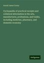 Arnold James Cooley: Cyclopaedia of practical receipts and collateral information in the arts, manufactures, professions, and trades, including medicine, pharmacy, and domestic economy, Buch