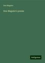 Don Maguire: Don Maguire's poems, Buch