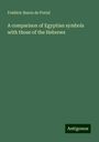 Frédéric Baron de Portal: A comparison of Egyptian symbols with those of the Hebrews, Buch