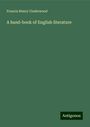 Francis Henry Underwood: A hand-book of English literature, Buch