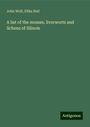 John Wolf: A list of the mosses, liverworts and lichens of Illinois, Buch