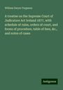 William Dwyer Ferguson: A treatise on the Supreme Court of Judicature Act Ireland 1877, with schedule of rules, orders of court, and forms of procedure, table of fees, &c., and notes of cases, Buch