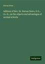 Barnas Sears: Address of Rev. Dr. Barnas Sears, D.D., LL. D., on the objects and advantages of normal schools, Buch