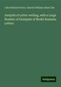 John Richard Green: Analysis of Letter-writing, with a Large Number of Examples of Model Business Letters, Buch