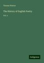 Thomas Warton: The History of English Poetry, Buch