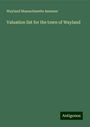 Wayland Massachusetts Assessor: Valuation list for the town of Wayland, Buch