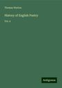 Thomas Warton: History of English Poetry, Buch