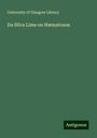 University Of Glasgow Library: Da Silva Lima on Hæmatozoa, Buch