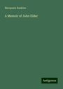 Macquorn Rankine: A Memoir of John Elder, Buch