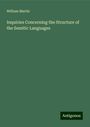 William Martin: Inquiries Concerning the Structure of the Semitic Languages, Buch