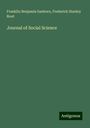 Franklin Benjamin Sanborn: Journal of Social Science, Buch