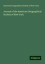 American Geographical Society of New York: Journal of the American Geographical Society of New York, Buch