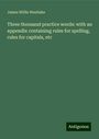 James Willis Westlake: Three thousand practice words: with an appendix containing rules for spelling, rules for capitals, etc, Buch