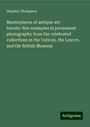 Stephen Thompson: Masterpieces of antique art: twenty-five examples in permanent photography from the celebrated collections in the Vatican, the Louvre, and the British Museum, Buch