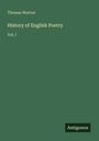 Thomas Warton: History of English Poetry, Buch