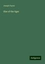 Joseph Fayrer: Size of the tiger, Buch