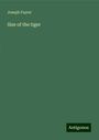 Joseph Fayrer: Size of the tiger, Buch