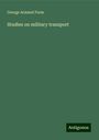 George Armand Furse: Studies on military transport, Buch