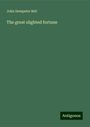 John Dempster Bell: The great slighted fortune, Buch