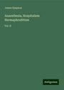 James Simpson: Anaesthesia, Hospitalism Hermaphroditism, Buch