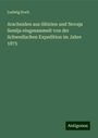 Ludwig Koch: Arachniden aus Sibirien und Novaja Semlja eingesammelt von der Schwedischen Expedition im Jahre 1875, Buch