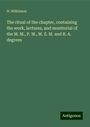 H. Wilkinson: The ritual of the chapter, containing the work, lectures, and monitorial of the M. M., P. M., M. E. M. and R. A. degrees, Buch