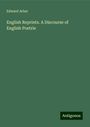 Edward Arber: English Reprints. A Discourse of English Poetrie, Buch