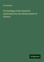 Anonymous: Proceedings of the American Association for the Advancement of Science, Buch