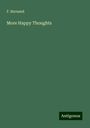 F. Burnand: More Happy Thoughts, Buch