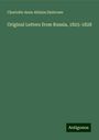 Charlotte Anne Albinia Disbrowe: Original Letters from Russia, 1825-1828, Buch