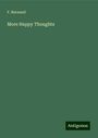 F. Burnand: More Happy Thoughts, Buch