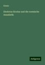 Klimke: Diodorus Siculus und die roemische Annalistik, Buch