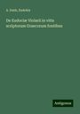 A. Daub: De Eudociæ Violarii in vitis scriptorum Graecorum fontibus, Buch