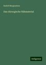 Rudolf Morgenstern: Das chirurgische Nähmaterial, Buch