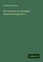 Sommer Ferdinand: Die Anatomie des leberegels Distomum hepaticum L., Buch