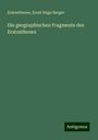 Eratosthenes: Die geographischen Fragmente des Eratosthenes, Buch