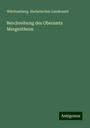 Württemberg. Statistisches Landesamt: Beschreibung des Oberamts Mergentheim, Buch