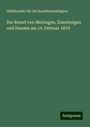 Hülfskomite für die Brandbeschädigten: Der Brand von Meiringen, Eisenbolgen und Hausen am 10. Februar 1879, Buch