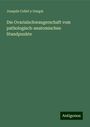 Joaquin Collet y Gurgui: Die Ovarialschwangerschaft vom pathologisch-anatomischen Standpunkte, Buch