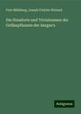 Fritz Mühlberg: Die Standorte und Trivialnamen der Gefässpflanzen der Aargau's, Buch