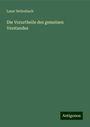 Lazar Hellenbach: Die Vorurtheile des gemeinen Verstandes, Buch