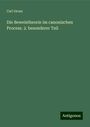 Carl Gross: Die Beweistheorie im canonischen Process. 2. besonderer Teil, Buch