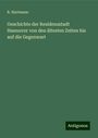 R. Hartmann: Geschichte der Residenzstadt Hannover von den ältesten Zeiten bis auf die Gegenwart, Buch