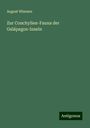 August Wimmer: Zur Conchylien-Fauna der Galápagos-Inseln, Buch