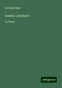 Ludwig Geiger: Goethe-Jahrbuch, Buch