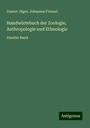 Gustav Jäger: Handwörtebuch der Zoologie, Anthropologie und Ethnologie, Buch