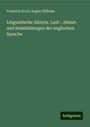 Friedrich Koch: Linguistische Allotria. Laut-, Ablaut- und Reimbildungen der englischen Sprache, Buch