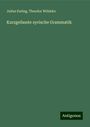 Julius Euting: Kurzgefasste syrische Grammatik, Buch