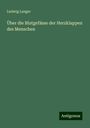 Ludwig Langer: Über die Blutgefässe der Herzklappen des Menschen, Buch