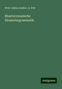 Peter Justus Andeer: Rhaetoromanische Elementargrammatik, Buch